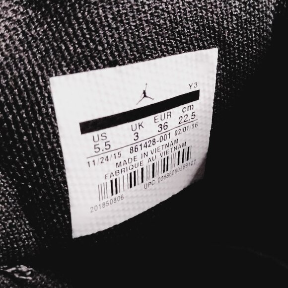 Women Nike Air Jordan 1 High Top Reto Size 5.5 OG NRG 'Gold Top 3' - Picture 7 of 14